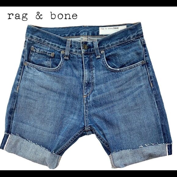 Rag & Bone denim cut off shorts size 25 - Picture 1 of 8